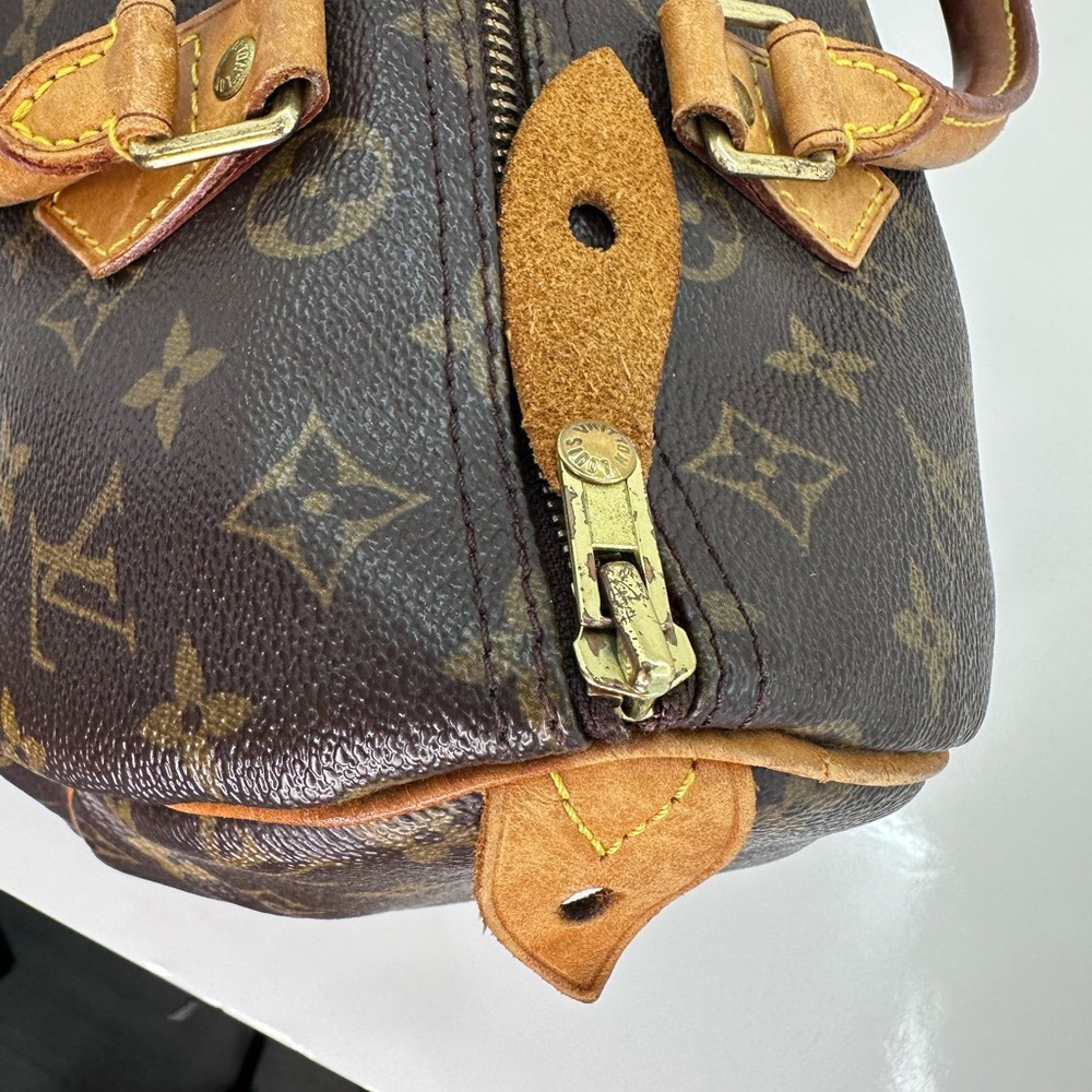 Louis Vuitton Brown Monogram speedy 30 - Picture 15 of 16